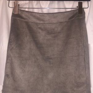 Shein suede skirt